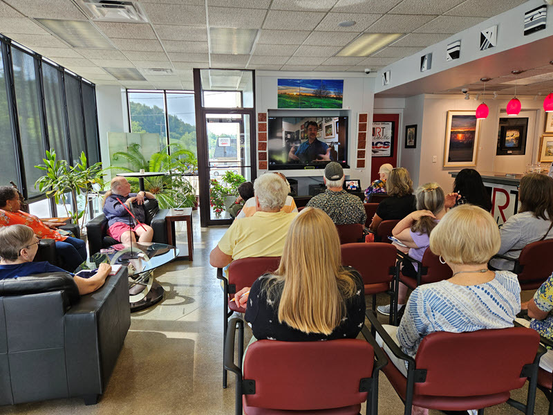 GCWS members and guests at the August 2023 meeting