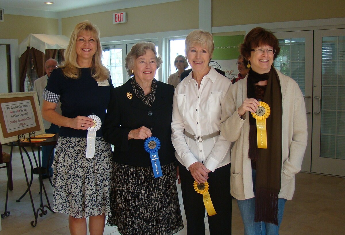 Left to right:  Sue Grogan, Joan Ammerman, Ritzi Junker and Rhonda Carpenter.