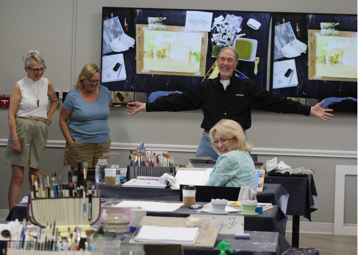 Tom teaching