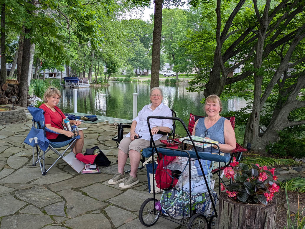 Carol Topp, Kim Wessel, Mary Mulkey