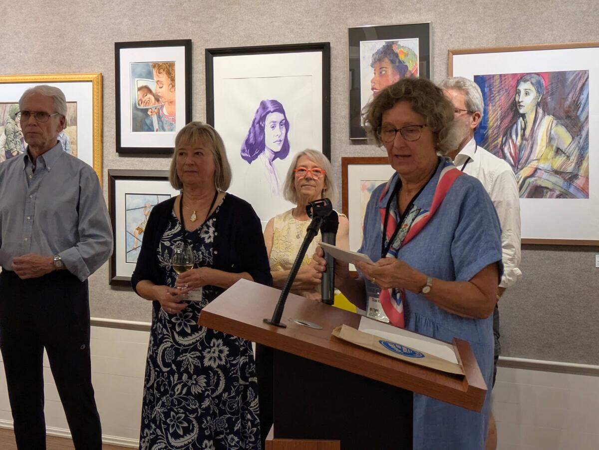 President Sue Kinsella presiding over the Awards Reception.