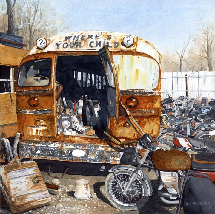 This member meeting will feature a live art demonstration by our very own GCWS member and 2024 First-place Annual Show Winner, Tom Schroeder!   Tom calls this art demonstration "Old and In the Way" be